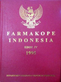 Farmakope Indonesia Edisi IV