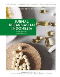 Jurnal Kefarmasian Indonesia Vol. 11, No. 1-2